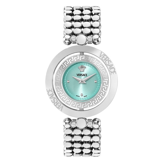 Versace Eon Restyling 33.5mm Ladies Blue Dial Bracelet Watch