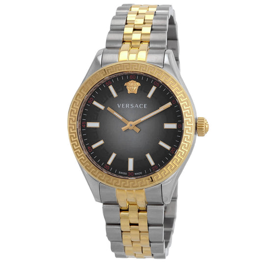 Versace Hellenyum Quartz Ladies' Grey Gold Watch VEHU00520