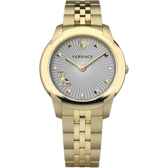 Versace Ladies Watch Audrey Gold Diamond Bracelet VELR01019