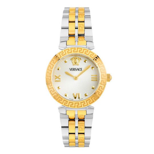 Versace Daphnis 32mm White Two-Tone Ladies’ Dress Watch