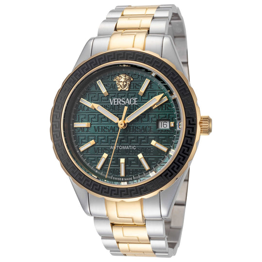 Versace Hellenyium Automatic Men's Green Watch VEQCA0524
