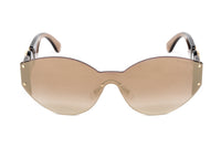 Versace Women's Sunglasses Rimless Cat Eye Beige VE2224 53406K