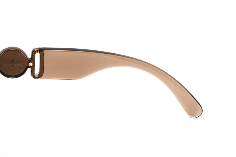 Versace Women's Sunglasses Rimless Cat Eye Beige VE2224 53406K