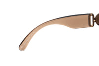 Versace Women's Sunglasses Rimless Cat Eye Beige VE2224 53406K