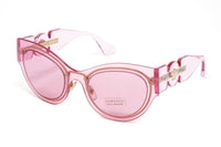Versace Women's Sunglasses Cat Eye Transparent Pink VE2234 125284