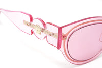 Versace Women's Sunglasses Cat Eye Transparent Pink VE2234 125284