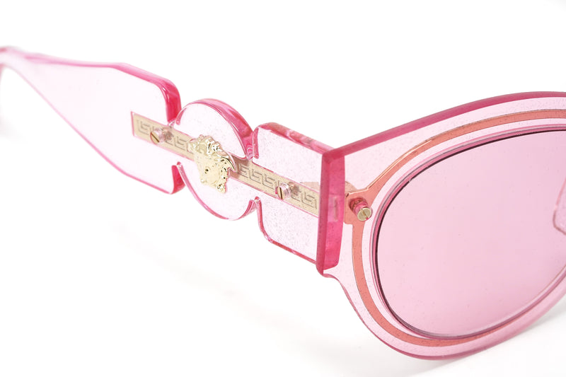 Versace Women's Sunglasses Cat Eye Transparent Pink VE2234 125284