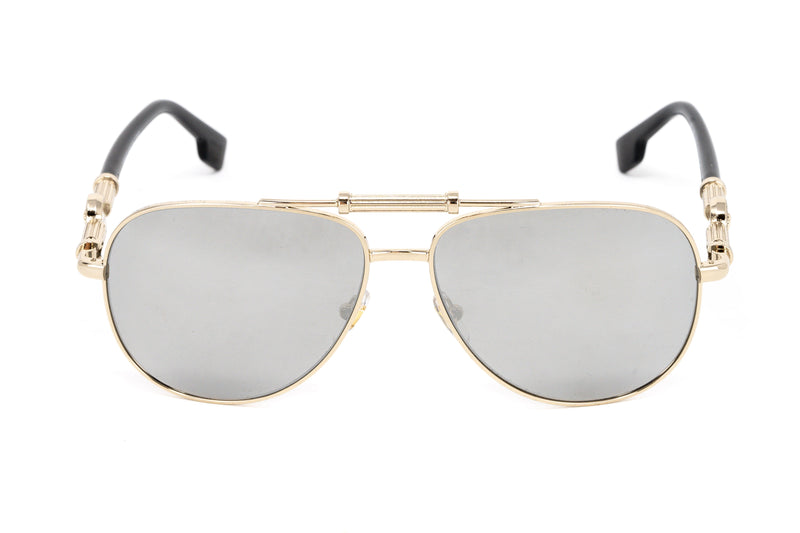 Versace Unisex Sunglasses Pilot Pale Gold VE2236 12526G