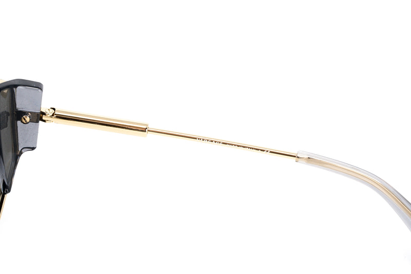 Versace Women's Sunglasses Cat Eye Pale Gold Silver Mirror VE2239 12526G