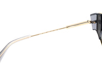 Versace Women's Sunglasses Cat Eye Pale Gold Silver Mirror VE2239 12526G
