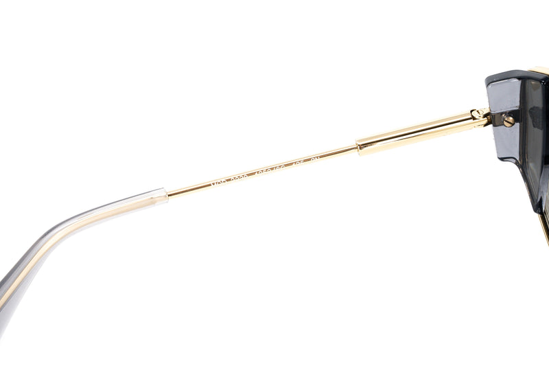 Versace Women's Sunglasses Cat Eye Pale Gold Silver Mirror VE2239 12526G