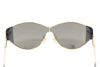 Versace Women's Sunglasses Cat Eye Pale Gold Silver Mirror VE2239 12526G