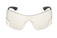 Versace Women's Sunglasses Rimless Shield Silver VE2240 10006G