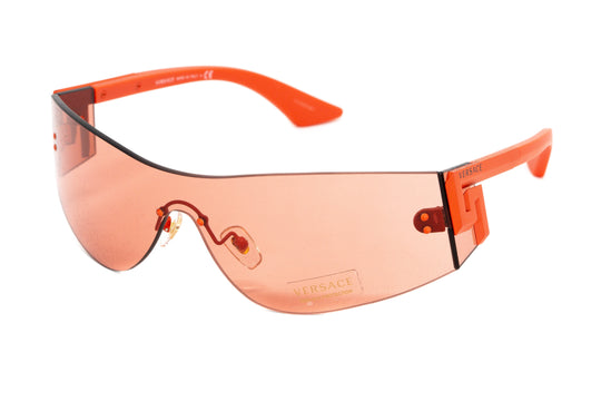 Versace Women's Sunglasses Rimless Shield Red VE2241 147884