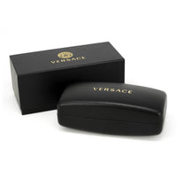 Versace Women's Sunglasses Cat Eye Pale Gold Silver Mirror VE2239 12526G