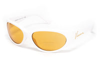 Versace Women's Sunglasses Cat Eye White/Yellow VE4386 401/7