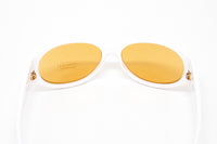 Versace Women's Sunglasses Cat Eye White/Yellow VE4386 401/7