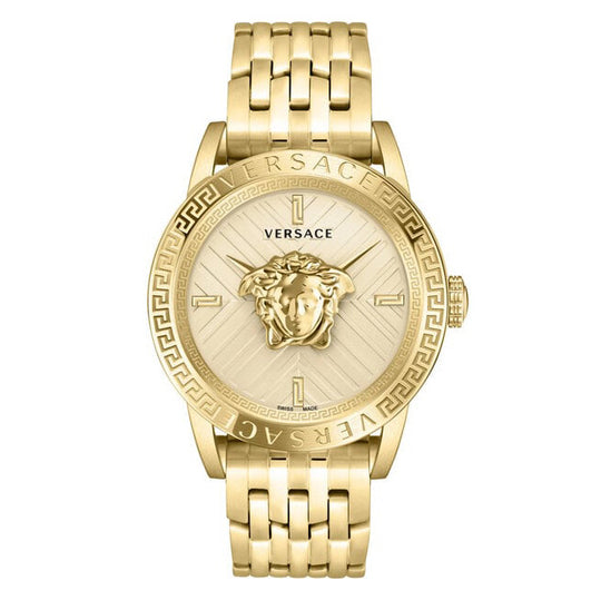 Versace V-Code Quartz Men's Gold Watch VESN00722