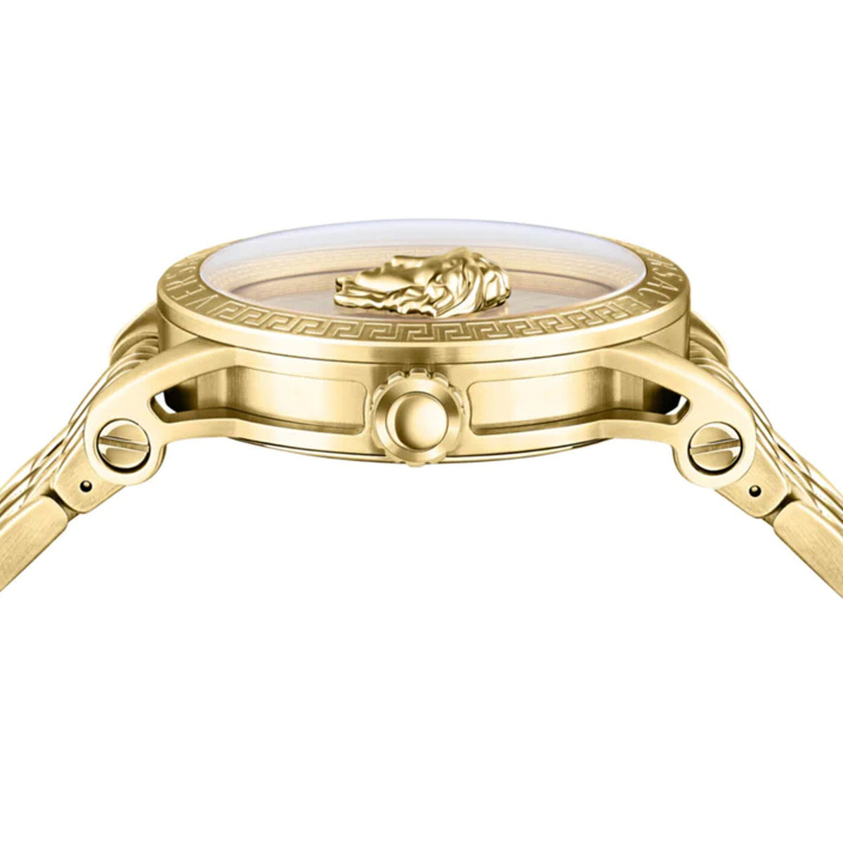 Versace V-Code Quartz Men's Gold Watch | WatchPilot