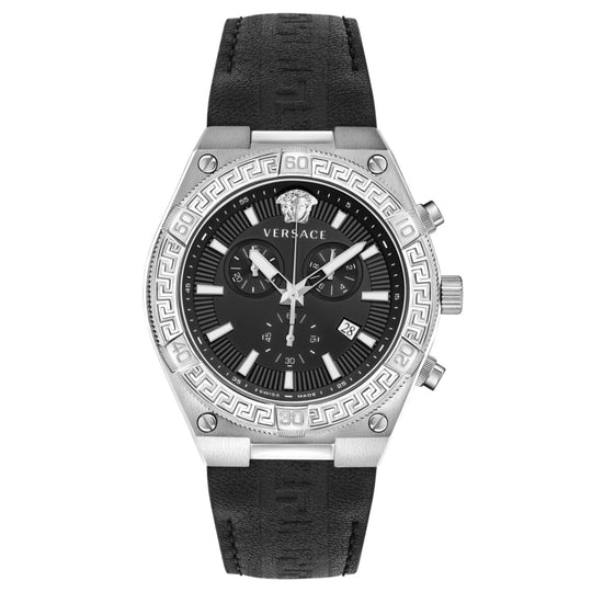 Versace Sporty Greca Chronograph Men’s Black Watch VESO00222