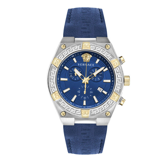 Versace Sporty Greca Chronograph Men’s Blue Watch VESO00322