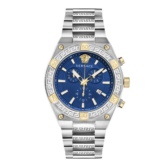 Versace Sporty Greca Chronograph Men’s Blue Watch VESO00522