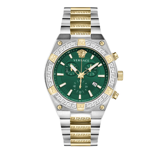 Versace Sporty Greca Chronograph Men’s Green Watch VESO00622