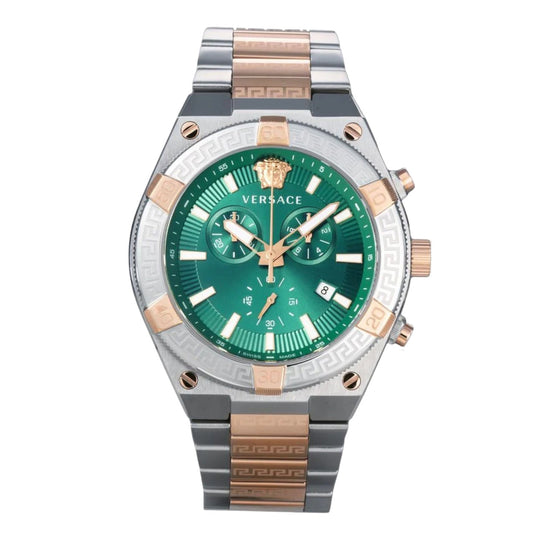 Versace V-Sporty Greca 46mm Green Men’s Chronograph Watch