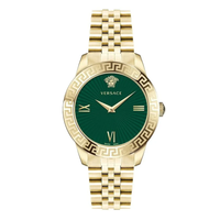 Versace Ladies Watch Greca Signature  38mm Green Gold VEVC00619