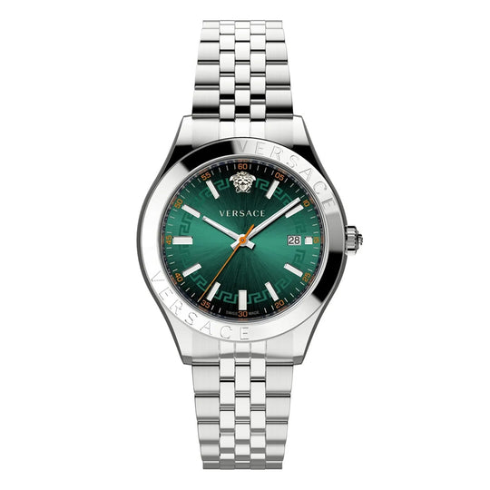 Versace Hellenyium 42mm Green Men's Dress Watch