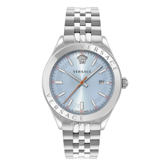 Versace Hellenyium 42mm Light Blue Men’s Classic Watch