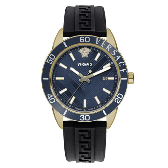Versace Greca Urban Men’s Blue Gold Watch VEYCA0224