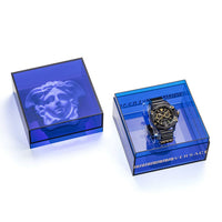 Versace Icon Active Chronograph Men's Black Gold Watch VEZ700421