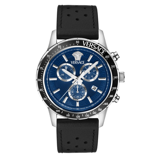 Versace Sport Chronograph Men’s Blue Quartz Watch VEZCA0124