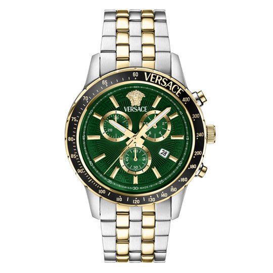 Versace Sport Chronograph Men’s Green Quartz Watch VEZCA0524