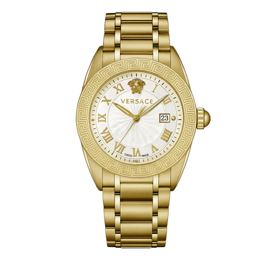 Versace V-Spirit Quartz Men's Gold White Watch VFE150015