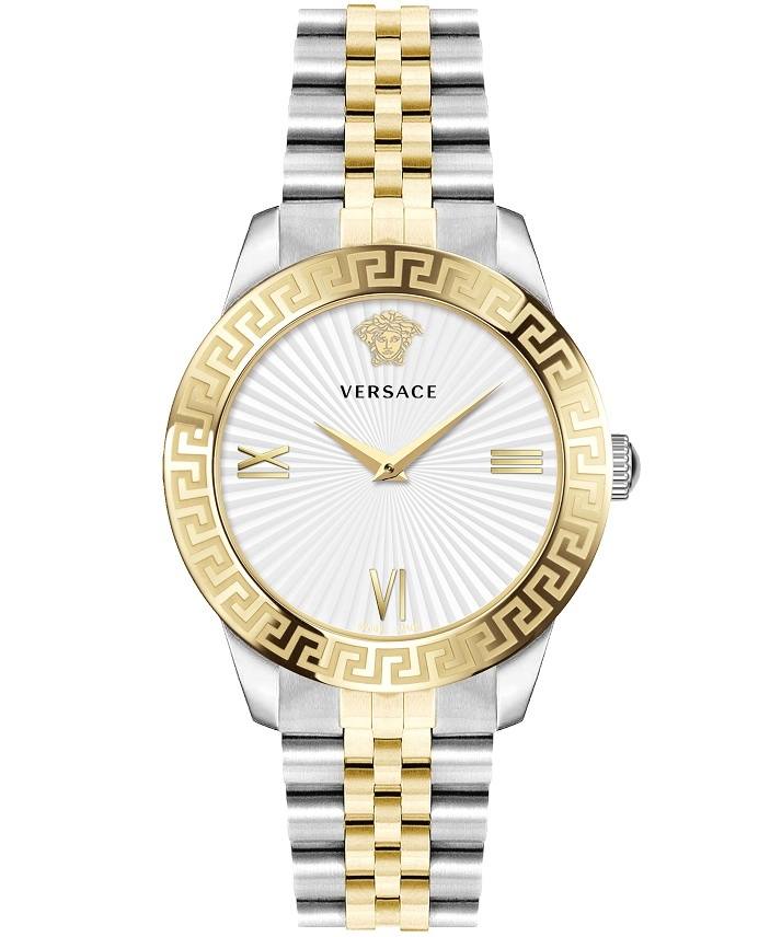 Versace Ladies Watch Greca Signature 38mm White Gold display picture 3