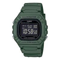Casio Illuminator Men's Green Digital Watch