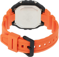 Casio Watch Chronograph Digital Orange W-218H-4B2V