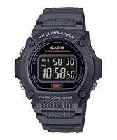 Casio Watch Chronograph Digital Black W-219H-8BV