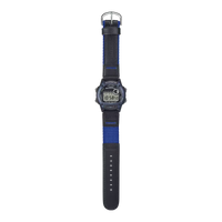 Casio Standard Unisex Black Blue Digital Watch W-220HF-2AV