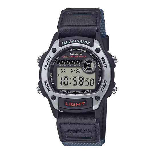 Casio Standard Unisex Grey Black Digital Watch W-220HF-8AVDF