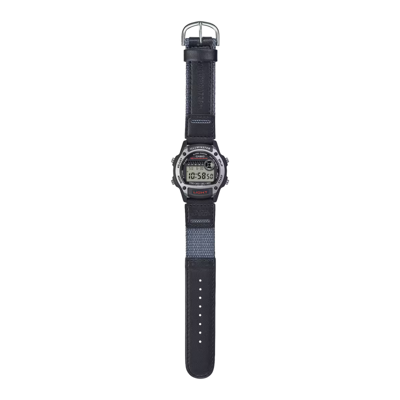 Casio Standard Unisex Grey Black Digital Watch