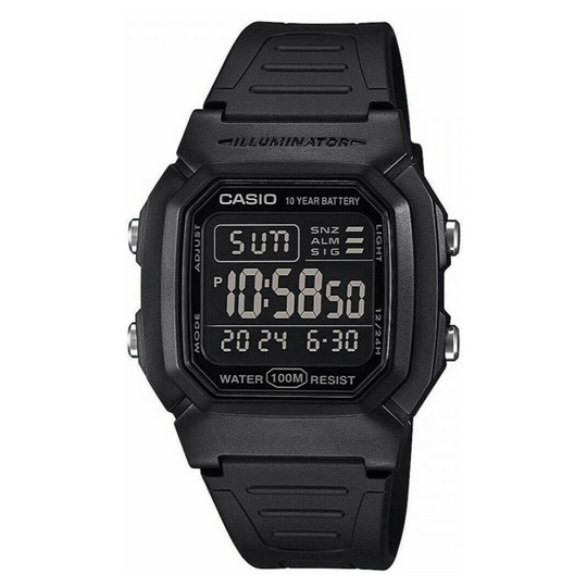 Casio Men's Digital Watch Black W-800H-1BVDF