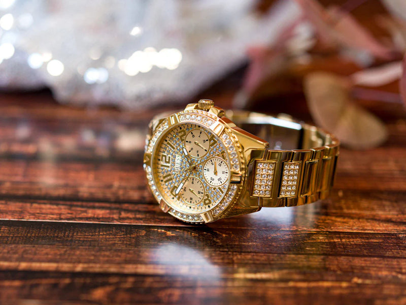 Guess Ladies Frontier Gold Watch