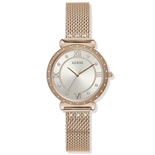 Guess W1289L3 Ladies Rose Gold Jewel Watch