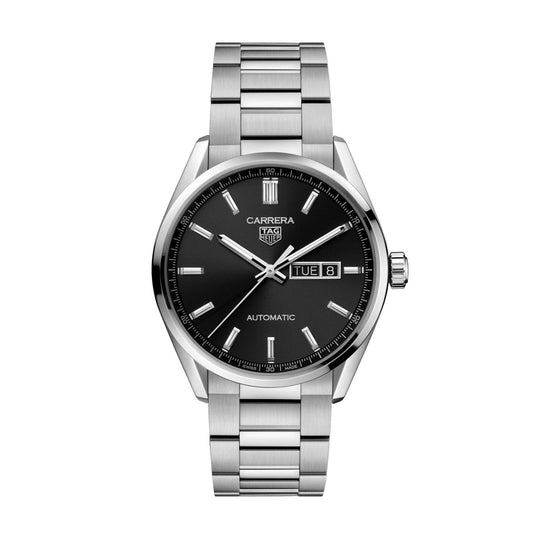 TAG Heuer Carrera Men's Black Day-Date Automatic Watch WBN2010.BA0640
