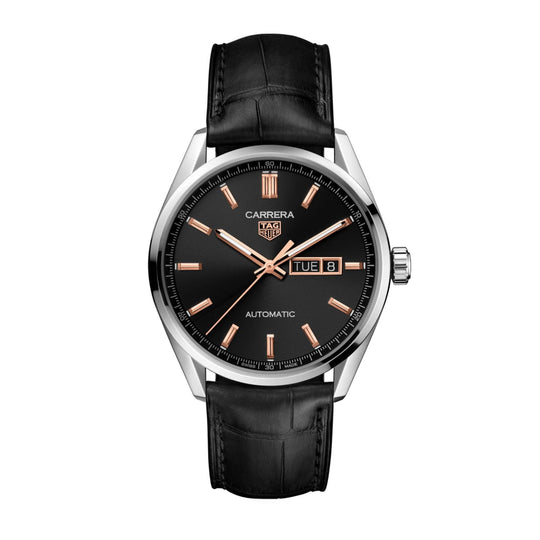 TAG Heuer Carrera Men's Black Day-Date Automatic Watch WBN2013.FC6503