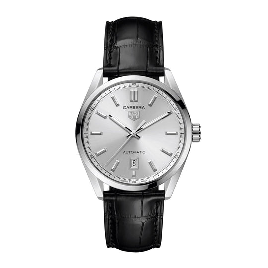 TAG Heuer Carrera Men's Silver Black Automatic Watch WBN2111.FC6505