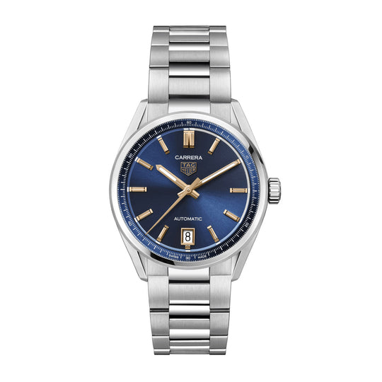 TAG Heuer Carrera Unisex Blue and Rose Gold Automatic Watch WBN2311.BA0001